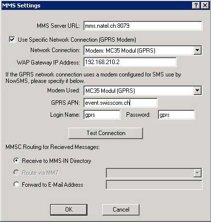 NowSMS MMS Configuration